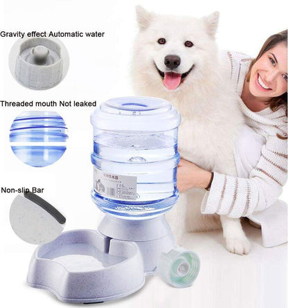 Old Tjikko Pet Water Dispenser,Cat Water Bowl,Dog Water Bowl Automatic,Large Automatic Drinking Fountain for Cat Dog,3.8L