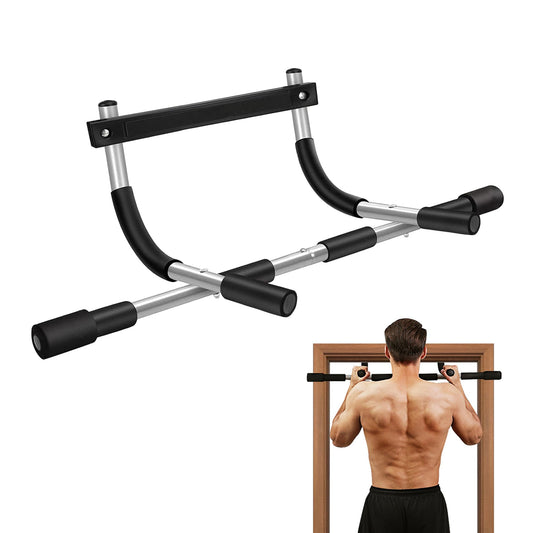 Doorway Pull Up Bar for Home Gym, Adjustable Width, Heavy-Duty Steel