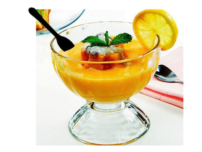 Extra Sturdy, Gmark 100pc 3-Inch Taster Plastic Mini Spoons Black Clear Best for Chocolate Coffee flavor Ice Cream Dessert Black 1 Box Set GM1002H