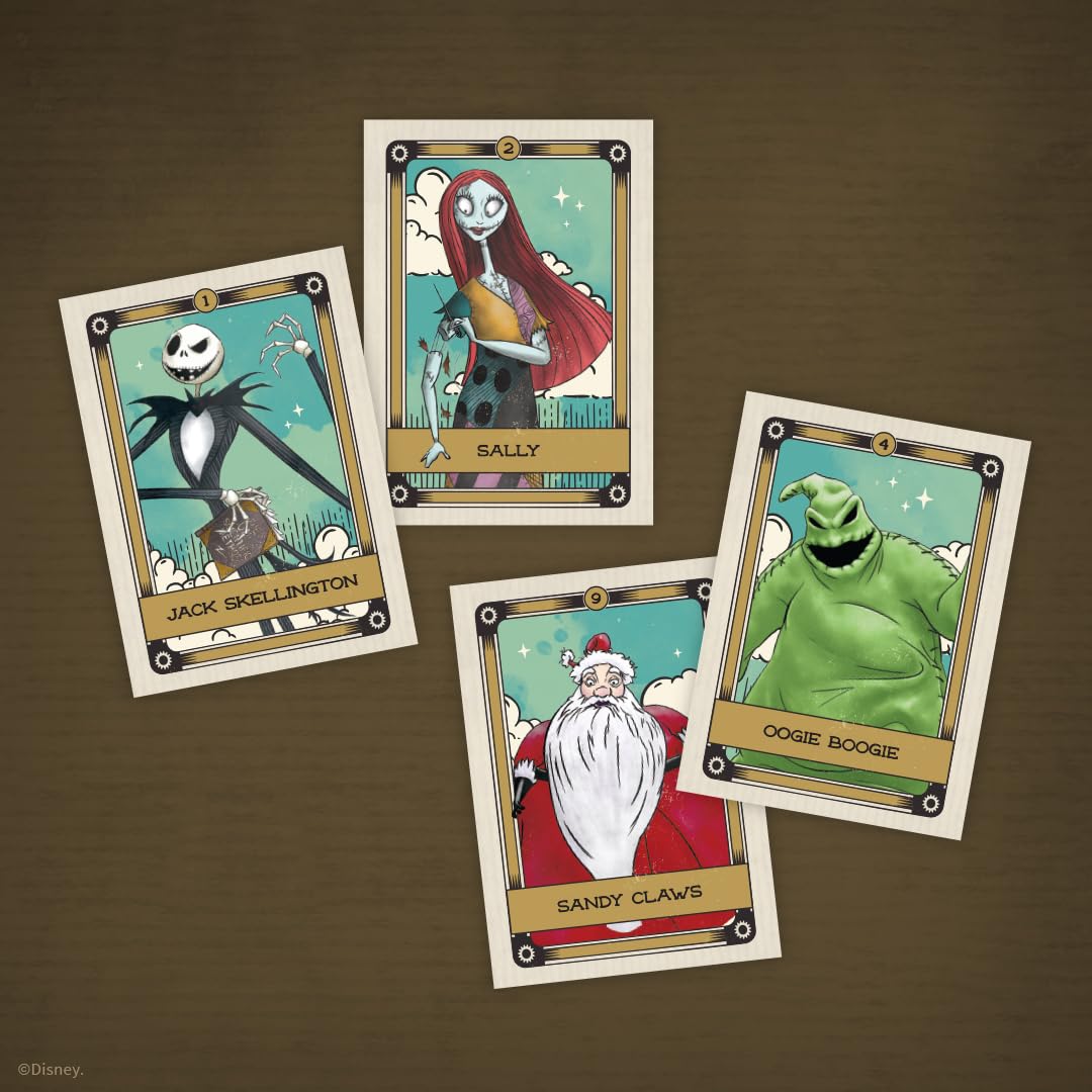 Lotería: Disney Tim Burton’s The Nightmare Before Christmas | Traditional Loteria Game | Bingo Style, Featuring Custom Artwork & Illustrations | Inspired by Spanish Words & Mexican Culture