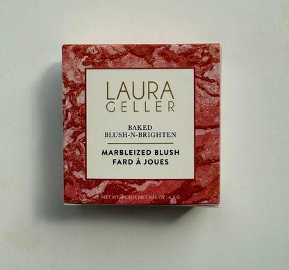 LAURA GELLER NEW YORK Baked Blush-n-Brighten Marbleized Blush for Cheeks - Natural Finish - Buildable Color (103 Tropic Hues)