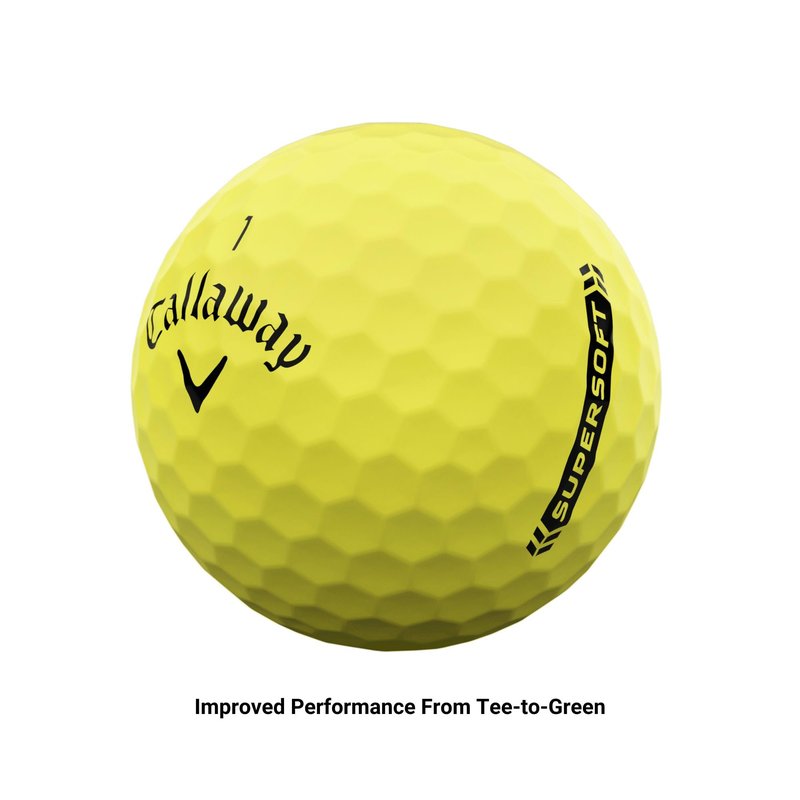 Callaway Golf Supersoft Golf Balls (2023, Yellow)