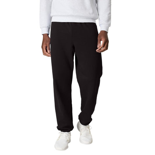 Hanes Men's EcoSmart Non-Pocket Sweatpant, Black, Large