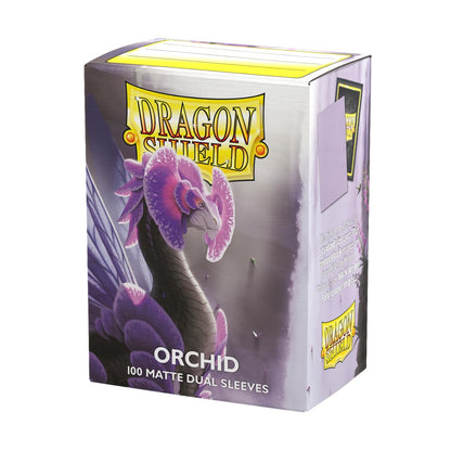 Dragon Shield AT-15041 Standard Size Dual Matte Orchid (100 Sleeves)
