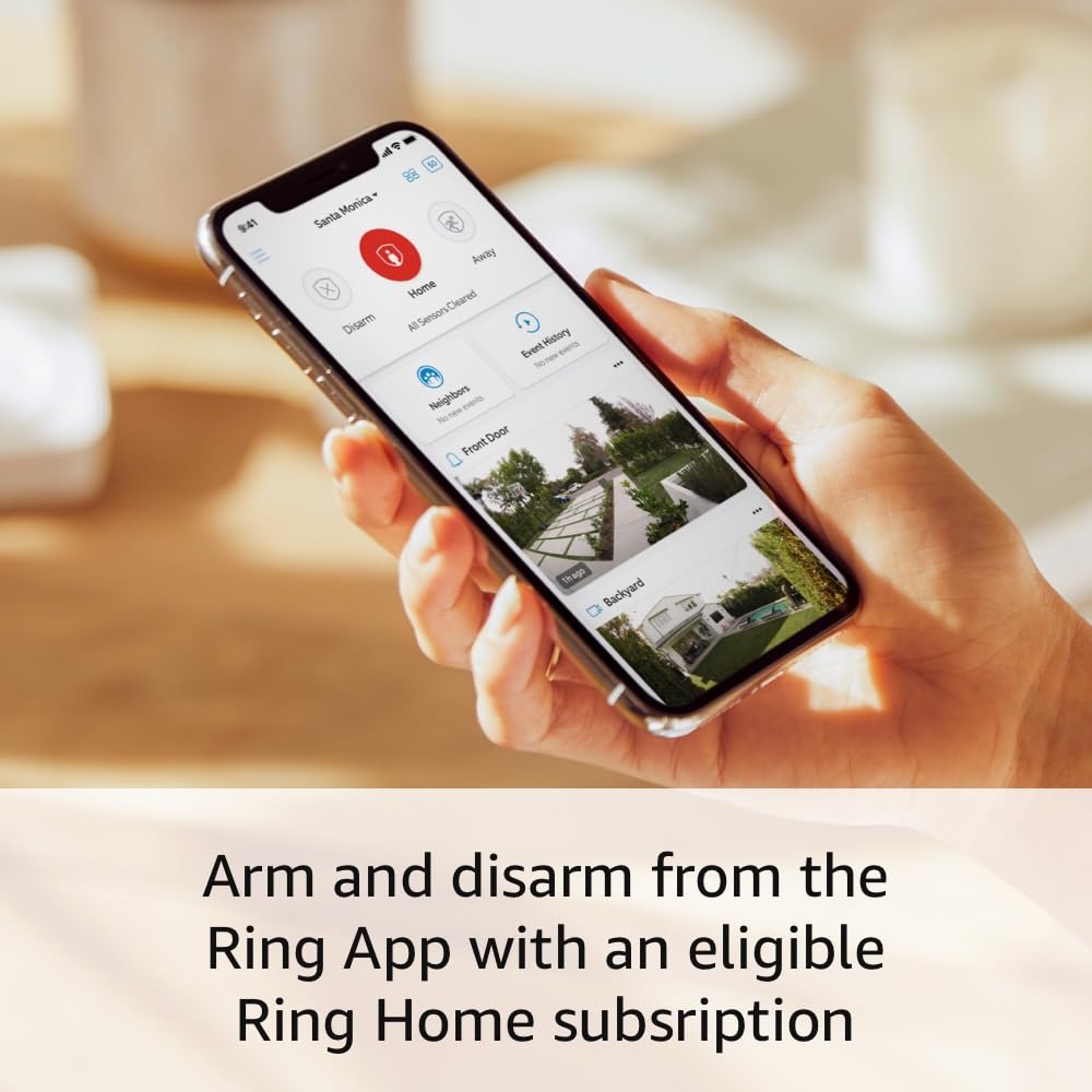 Ring Alarm 8-Piece Kit with Ring Battery Doorbell Plus and Spotlight Cam Plus, Battery