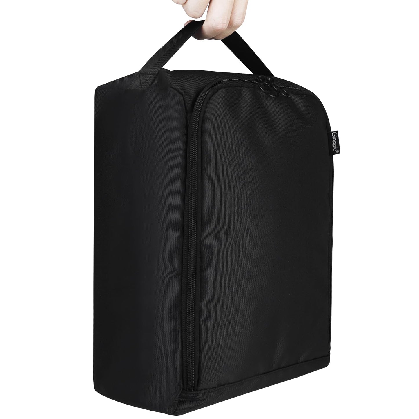 Gloppie Shoe Bags for Travel Shoe Pouch Portable Large Shoes Storage Bag for Men Women Shoe Organizer Black Shoe Packing Cubes for Travel Gym Sport Must Have for Business Trip Bolsa de Zapatos