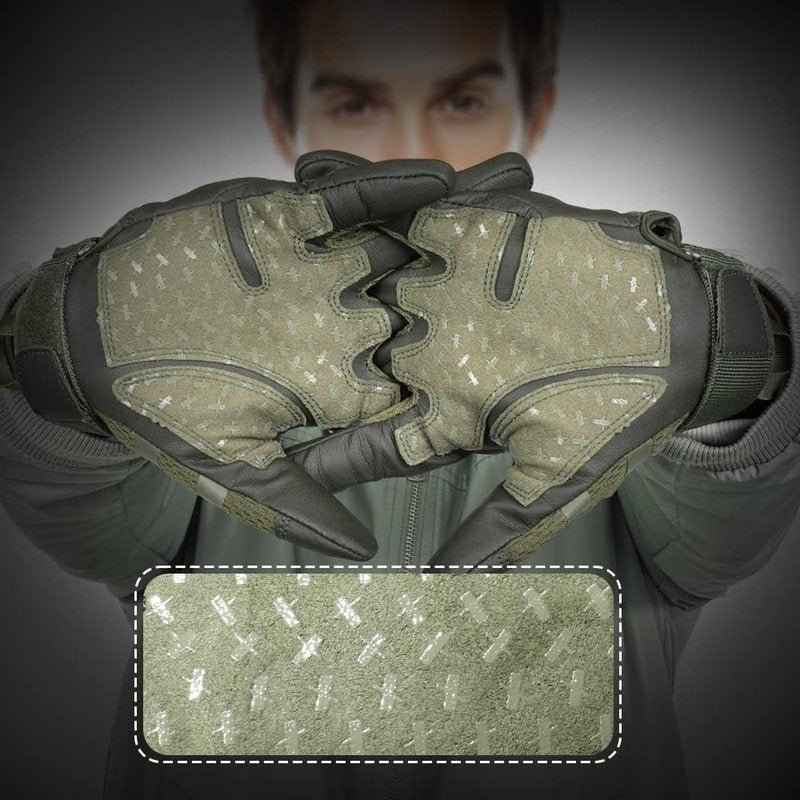 Tactical Gloves for Men - WTACTFUL Rubber Guard Touchscreen | Airsoft, Motorcycle, Hunting
