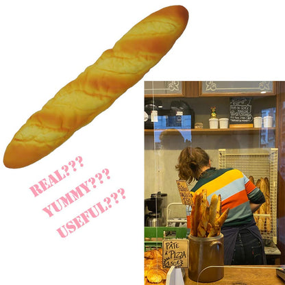 JIANEEXSQ Memory Foam Keyboard Wrist Rest Pad Soft Toast Bread Baguette Shape Anti-Skid Wrist Rest Support for Office Computer,Laptop Ergonomic Wrist Rest Pad