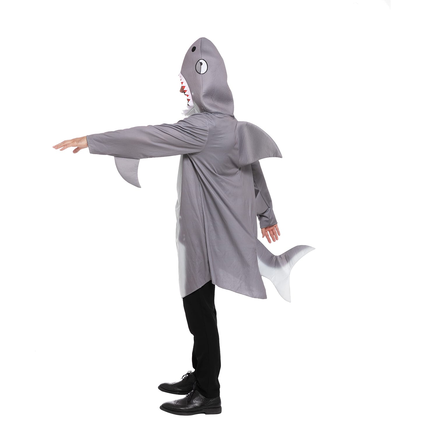Spooktacular Creations Men Shark Costume for Adult Halloween Costume Party, Shark outfits, Animal Theme Cosplay Party -M