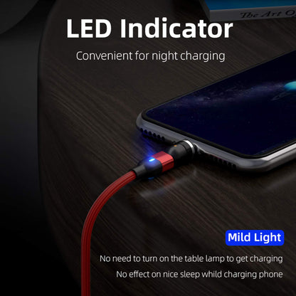 Bojianxin 540 Rotation Magnetic Charging Cable (7-Pack, 1.6ft/3.3ft/3.3ft/6.6ft/6.6ft/10ft/10ft) - 3 in 1 Magnetic Phone Charger Compatible with Micro USB, Type C etc