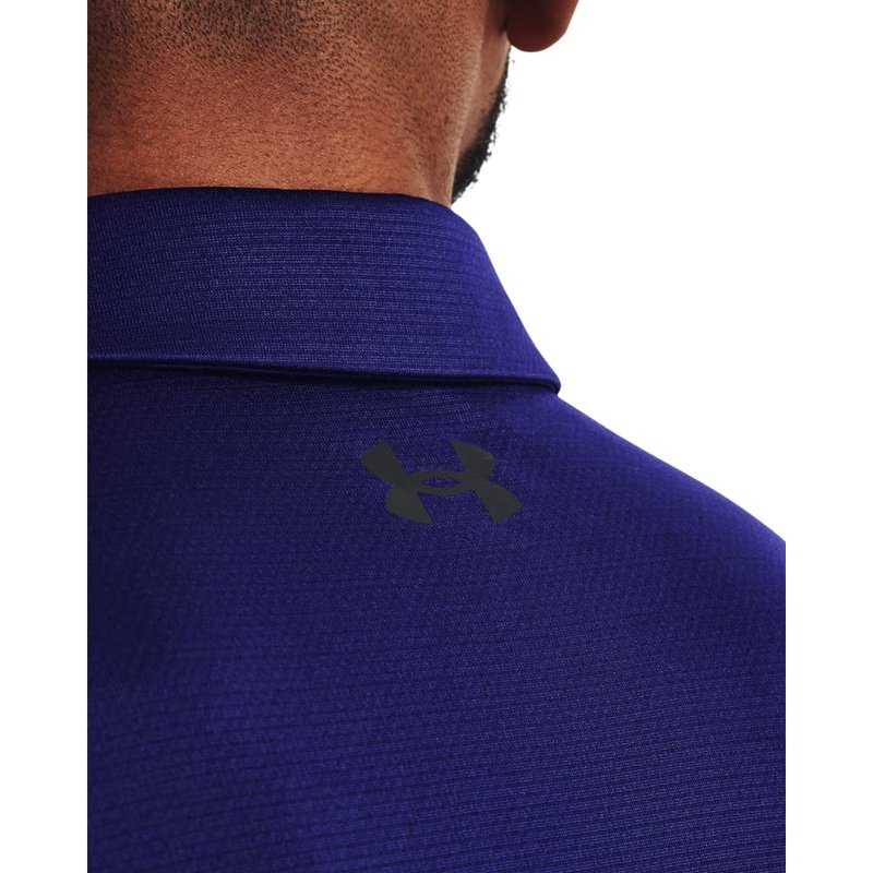 Under Armour Men's Tech Golf Polo, (468) Sonar Blue / / Black, X-Small