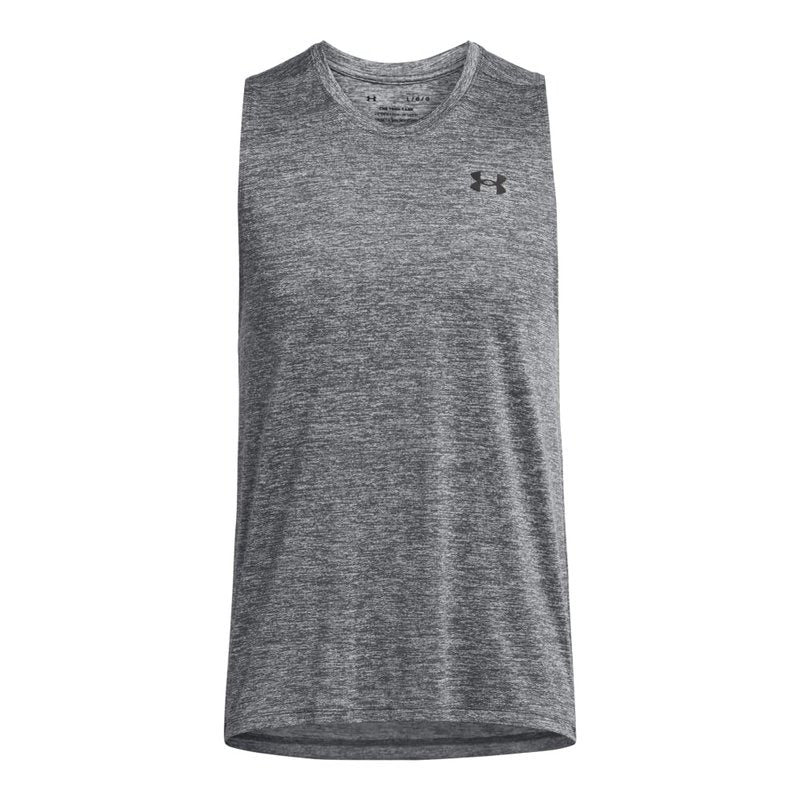 Under Armour Men's Tech Tank Top, (025) Castlerock / / Black, X-Large