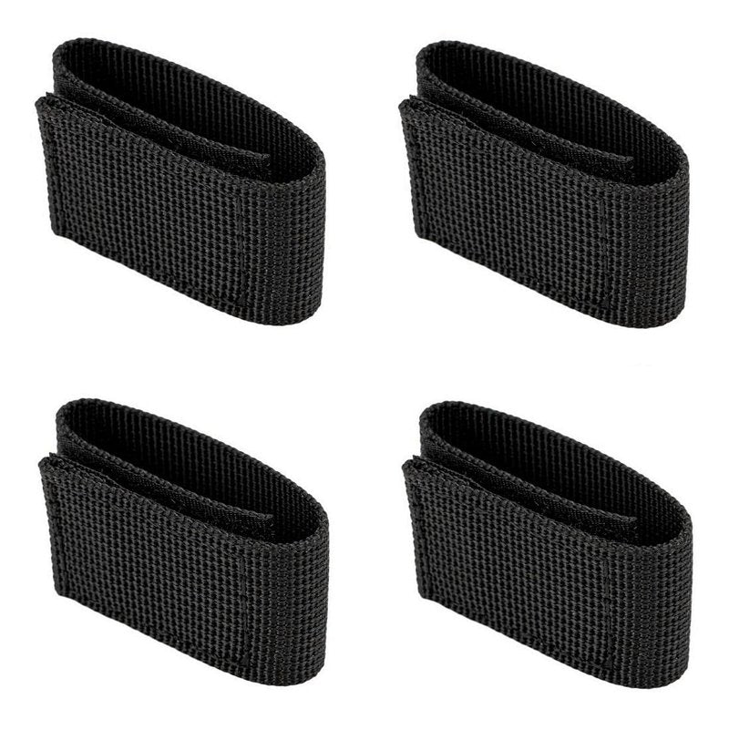 TACNEX Duty Belt Keepers w/Hook & Loop Closure for 1.25" Wide Utility Belt Loop Stays Nylon Tactical Strap Holder Retainer Police Law Enforcement Security Military Accessories NY
