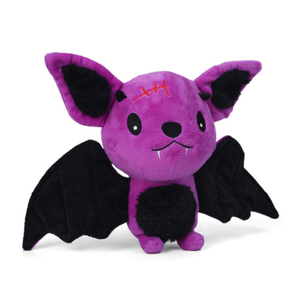 Blnboimrun Halloween Dog Toys for Aggressive Chewers, Squeaky Plush Bat with Crinkle Paper, Durable Interactive Chew Toys for Small, Medium & Large Dogs, Indoor Outdoor Play Pet Gift
