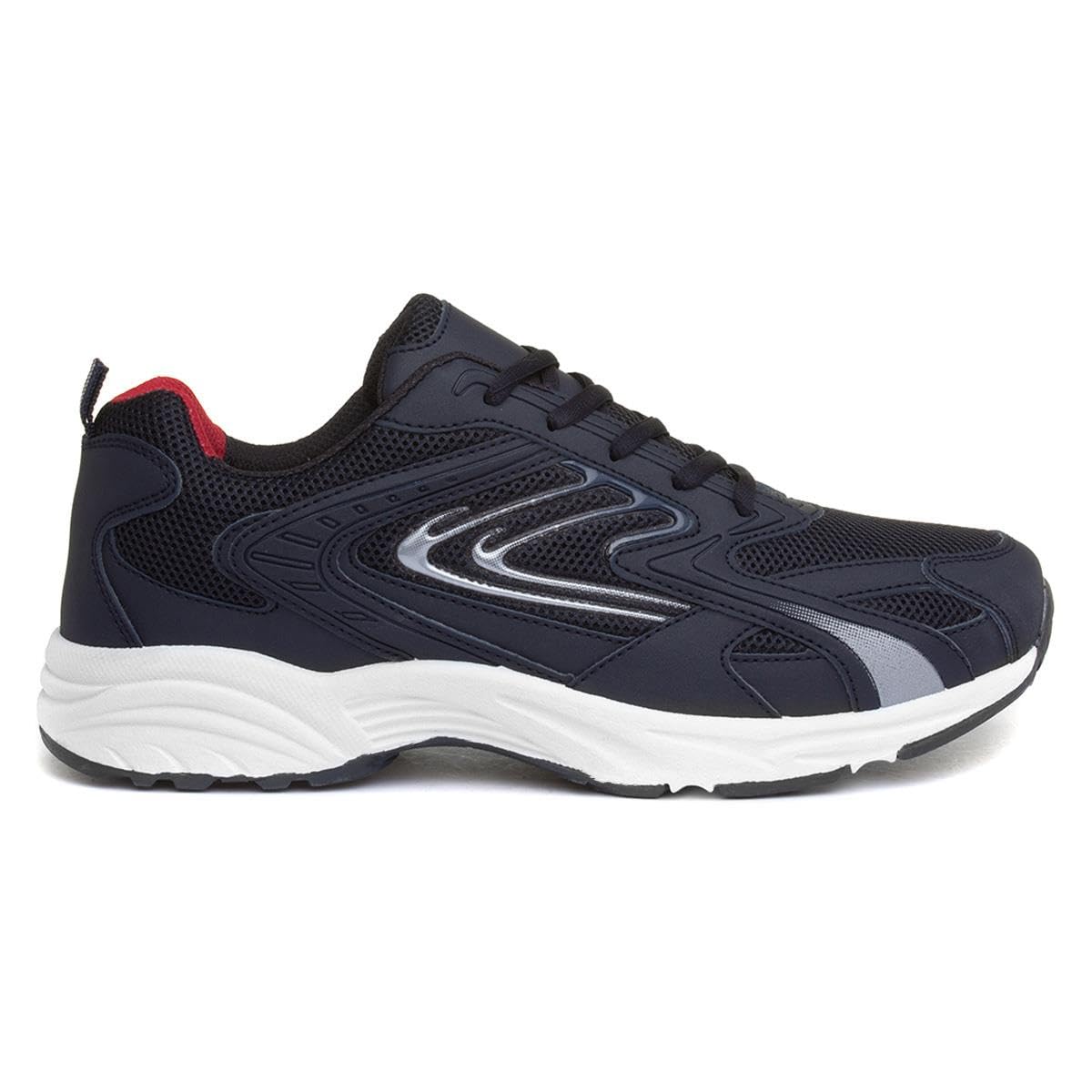 XL Mens Navy Lace Up Trainer - Size 9 UK - Blue
