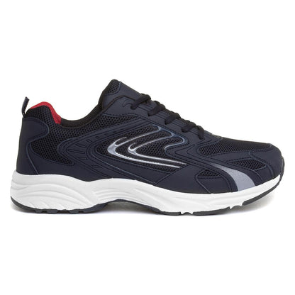 XL Mens Navy Lace Up Trainer - Size 9 UK - Blue