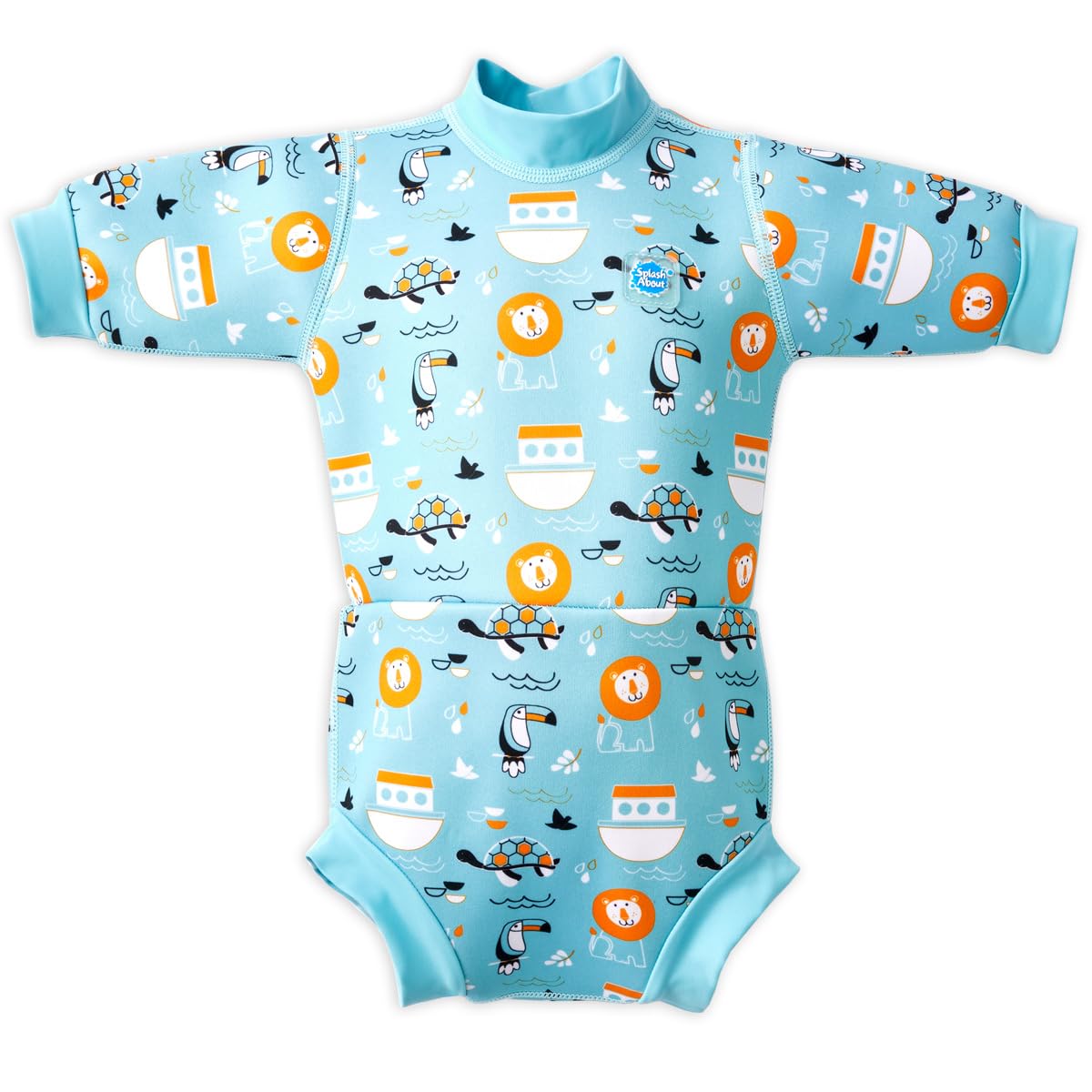 Splash About Happy Nappy Wetsuit, Noah's Ark 6-14 Months