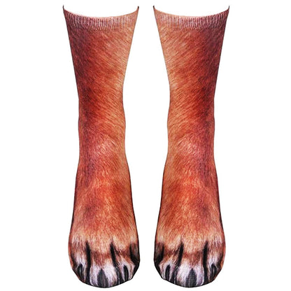 Engmoo Stocking Stuffers for Men Kids Teens Boys Women Novelty Animal Paw Socks Christmas White Elephant Gifts