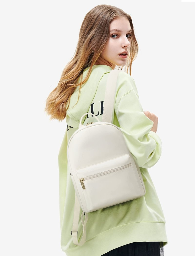 LOVEVOOK Mini Backpack for Women - Light Weight, Waterproof, Fashion - Beige