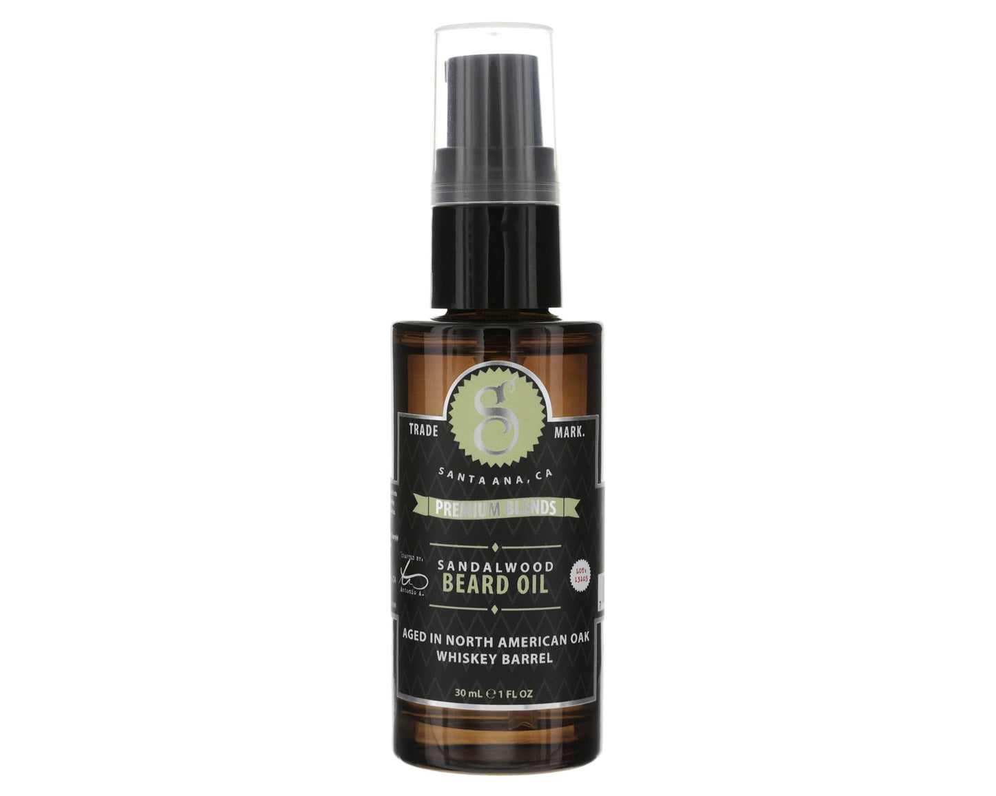 Suavecito Premium Blends Beard Oil - Leave-In Beard Conditioner For Softening Hair, Hydrating Skin, Eliminating Beard Dandruff, Healthy Beard Growth - 1 oz