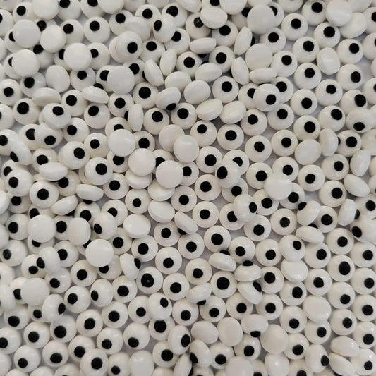 Eastron Edible Mini Candy Eyeballs Eyes Cake Cupcake Toppers Cookie Decorations Dessert Sprinkles for Halloween Christmas Birthday Party Supplies 2.82 Ounce