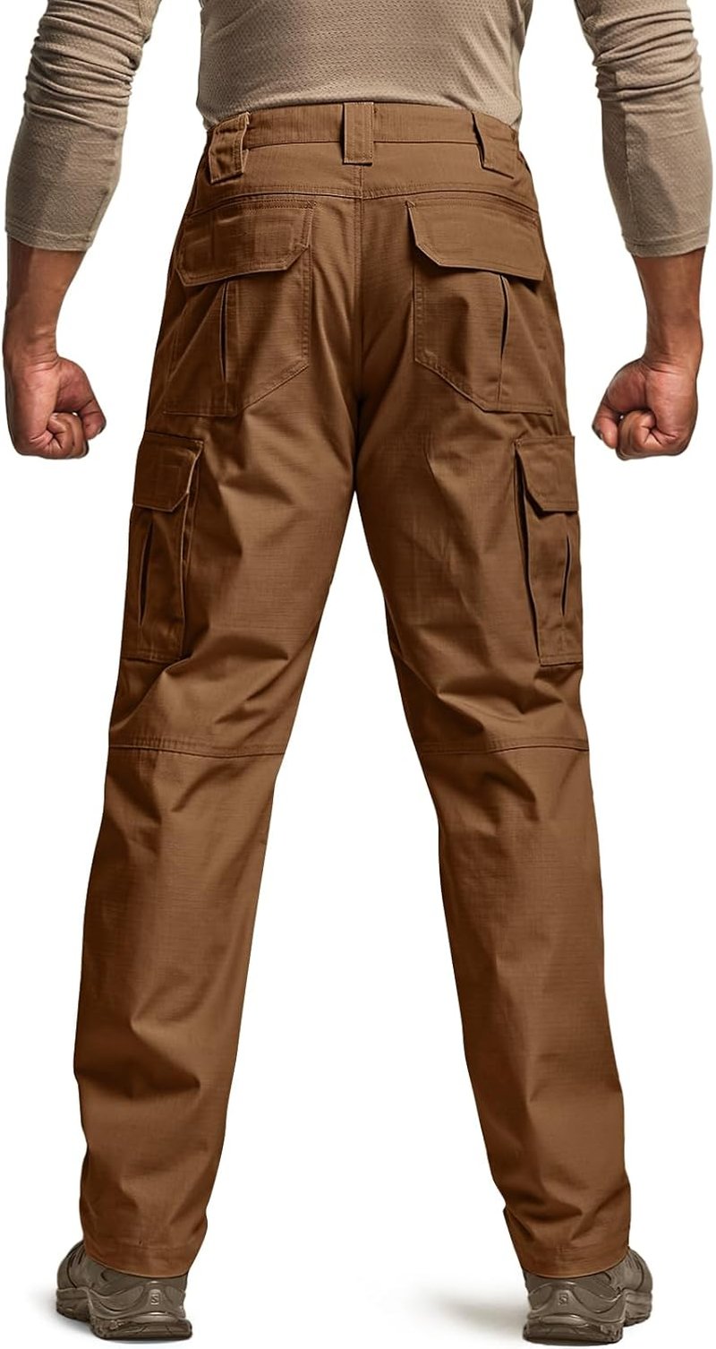 CQR Men's Tactical Pants - Lightweight Water-Resistant Cargo Pants for Hiking | EDC Outdoor Apparel