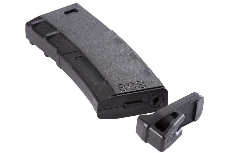 Lancer Tactical Airsoft M4 M16 Series Polymer 130 Round Capacity Transparent Window High Speed MidCap Airsoft Magazine