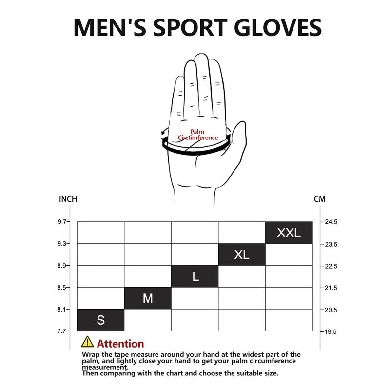 FIORETTO Fingerless Gloves for Men, Breathable Grip Palm Gloves for Motorcycle Riding, Driving, Cycling, Exercise, Workout, Climbing, Hiking and Outdoor Activities Black Medium