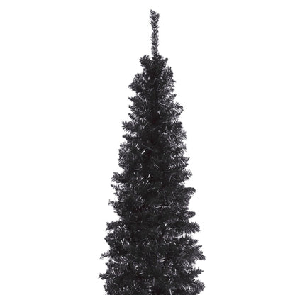 National Tree Company Artificial Christmas Tree, Black Tinsel, Includes Stand, 6 feet