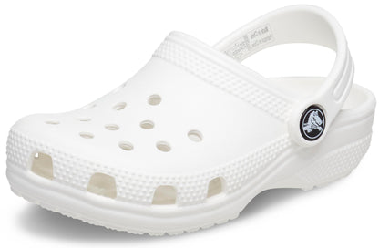 Crocs Unisex Kids Classic Clog K Clogs, White, 2 UK