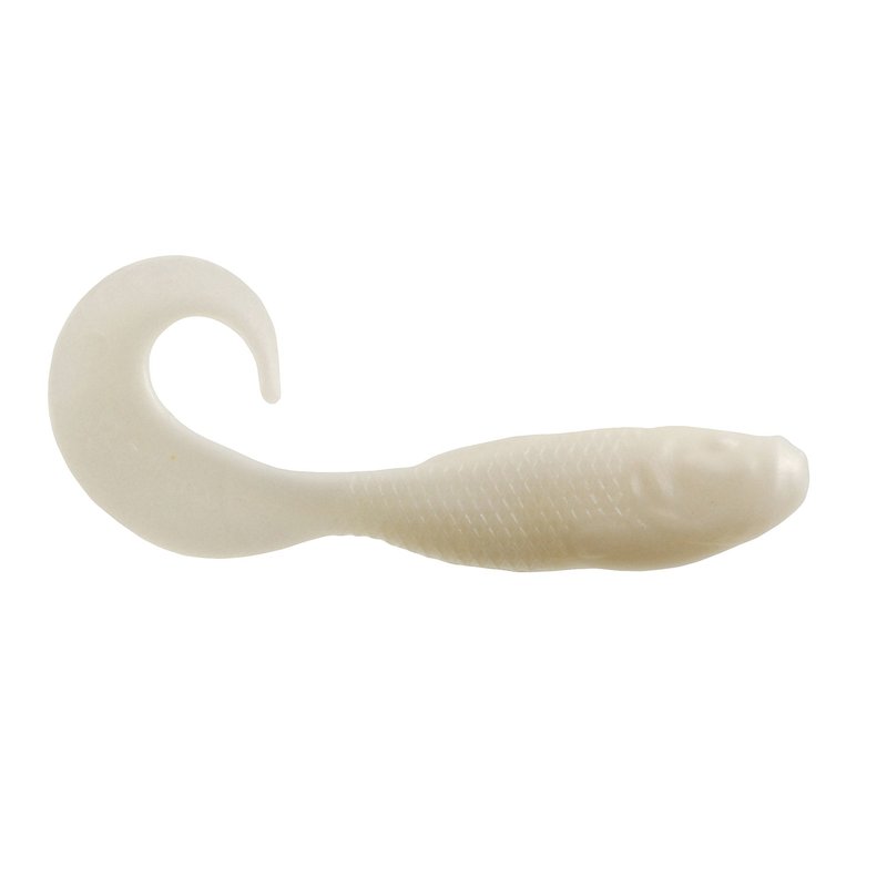 Berkley Gulp! Alive! Swimming Mullet , Pearl White , 4in - Half Pint 4x7