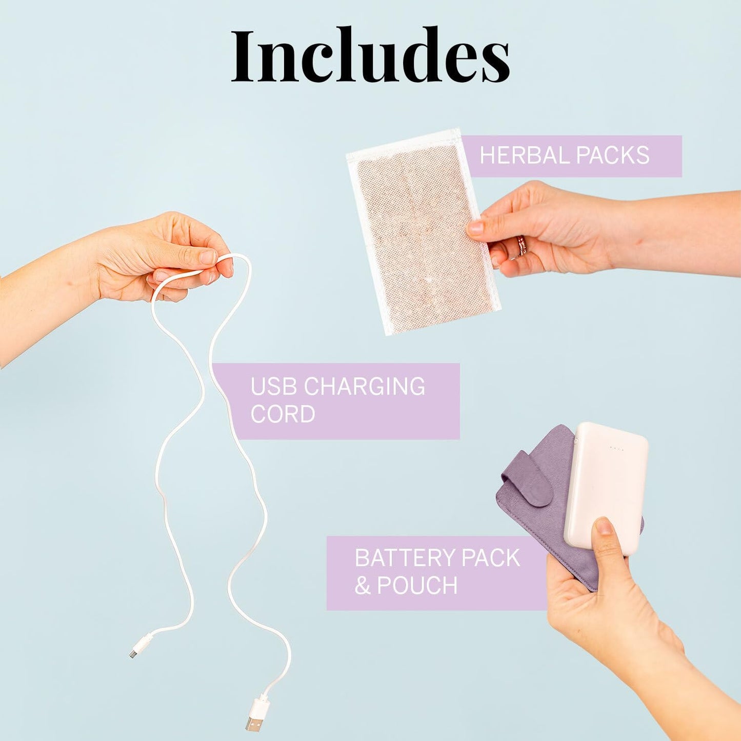 Pixie Period Heating Pad for Cramps - Thinnest Wearable Heating Pad - Unnoticeable Under Clothes - Best Portable Pain Relief Belt Device with Heat On The Market - Hours of Menstrual Pain Relief
