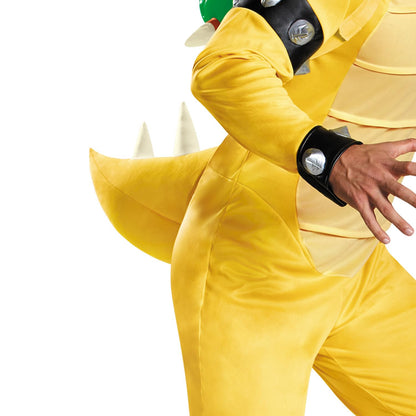 Disguise Men's Bowser Deluxe Adult Costume, Multi, XX-Large