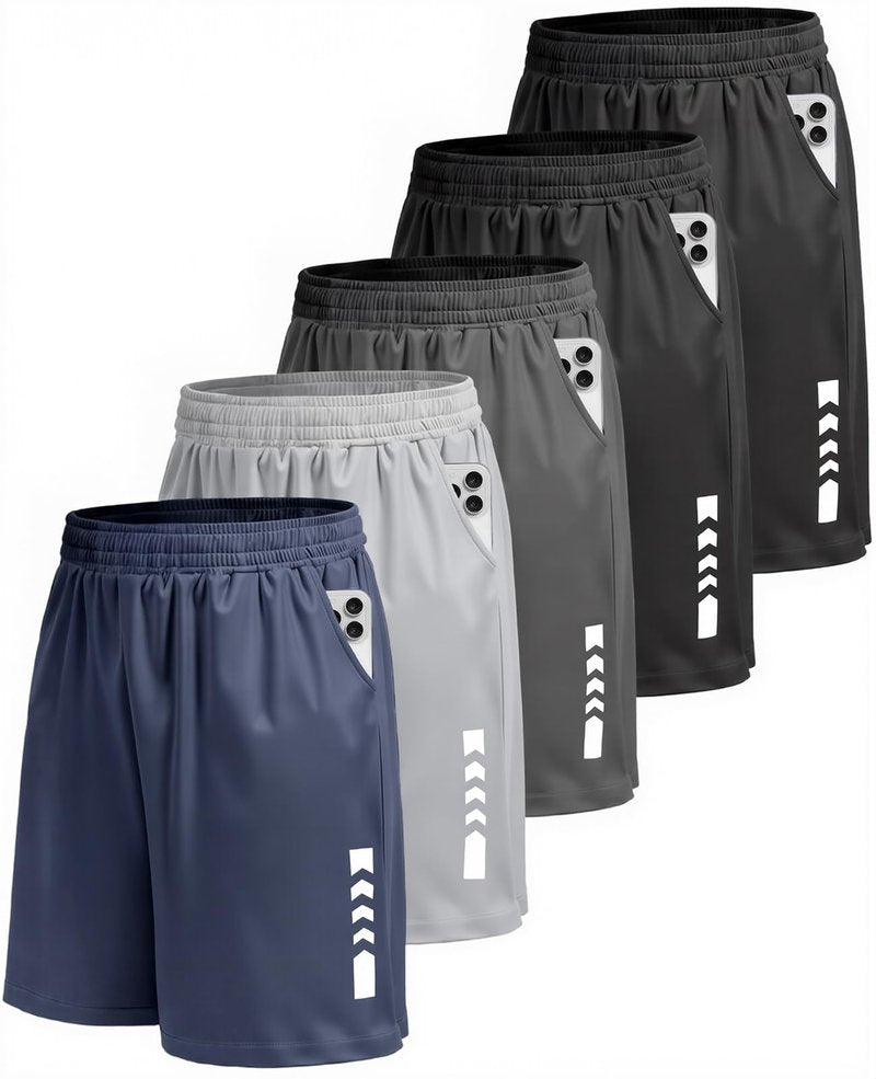 persimar Men’s Gym Shorts Athletic Running Workout Basketball Casual Sport Short for Men Quick Dry with 2 Pockets