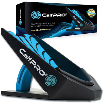 CalfPRO® Leveraged Calf Stretcher for Plantar Fasciitis Relief. Deep Heel Lock Stretch Device for Tight Calves, Achilles, Hamstrings, & Foot Pain. Portable Mobility Tool for Athletes & Everyday Use
