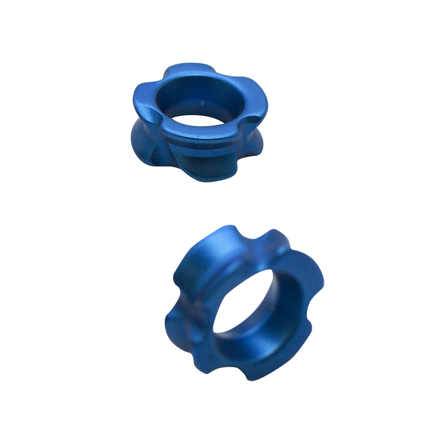 SAS Southland Archery Supply Aluminum Peep Sight for Archery Compound Bow - 2/Pack (Blue, 1/8 in)