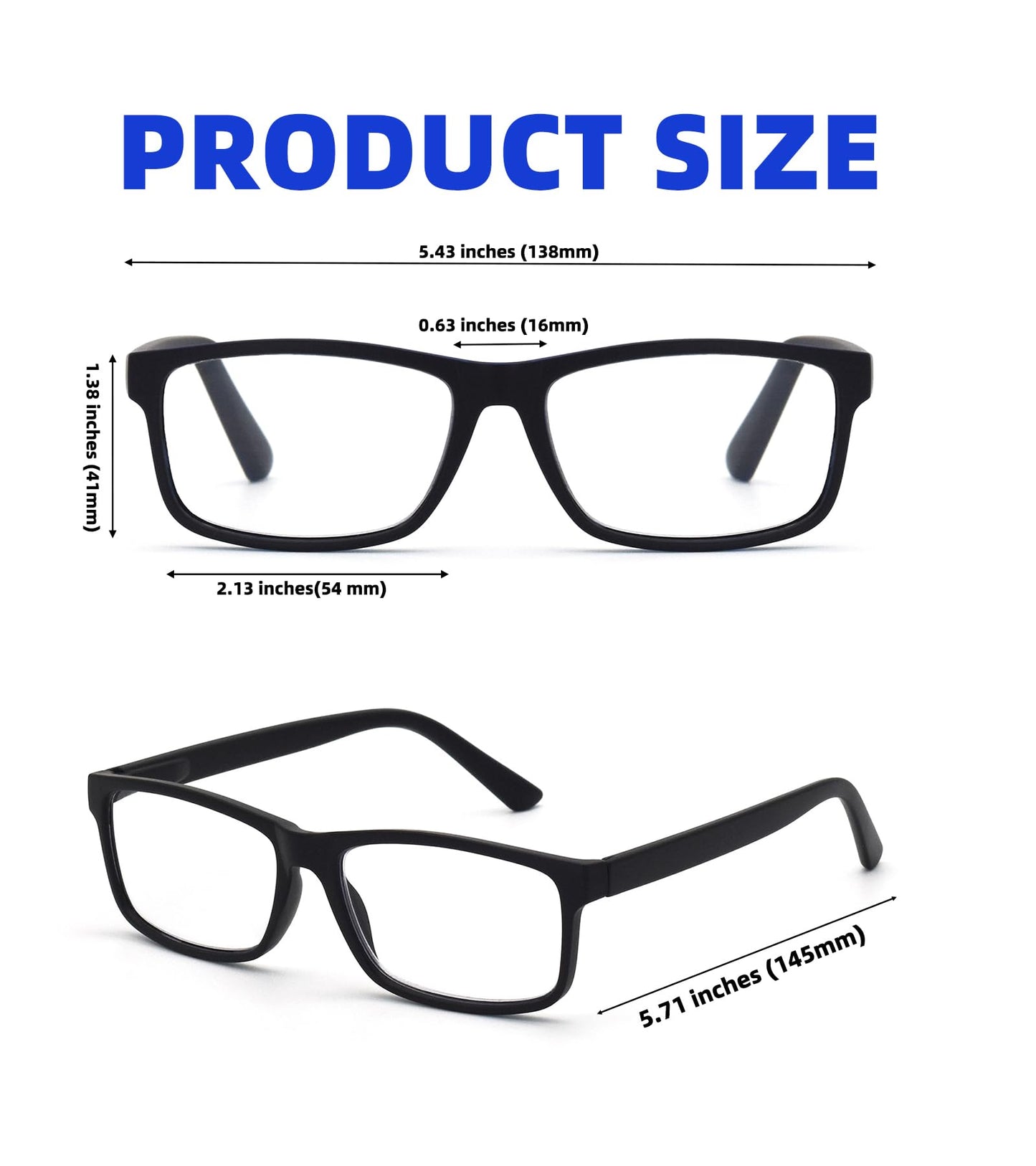 FoxMook 1-Pack Blue Light Blocking Glasses Computer Phone Screen Readers Anti Eye Strain/UV/Glare Gaming Glasses, Tortoise 0.0 x