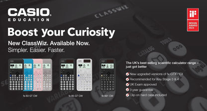 Casio fx-85GTCW Black Scientific Calculator