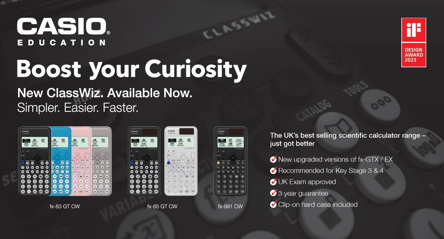 Casio fx-991CW Advanced Scientific Calculator (UK Version)