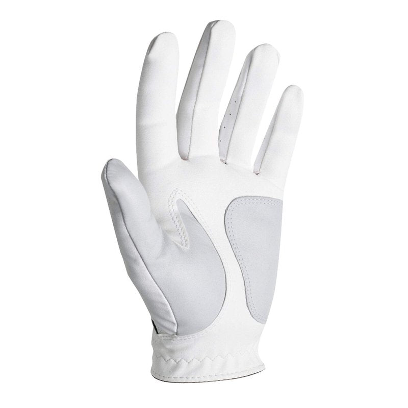 FootJoy Men's WeatherSof 2-Pack, Prior Generation Golf Glove White Medium, Worn on Right Hand