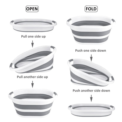 ddLUCK Multi-Functional Collapsible Pet Bathtub, Cat Bathtub Portable Indoor Outdoor Foldable Washing Tub Bathing Tub Small Pets Bathtub for Puppy Small Cats