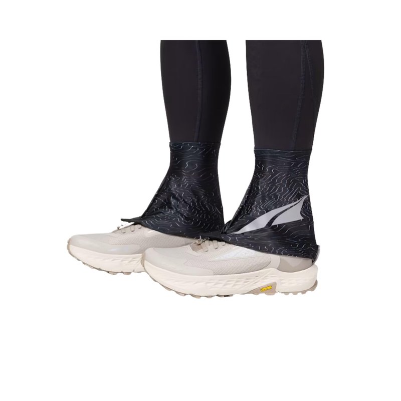 ALTRA Unisex Trail Gaiter, Black/Silver/Gray, Small