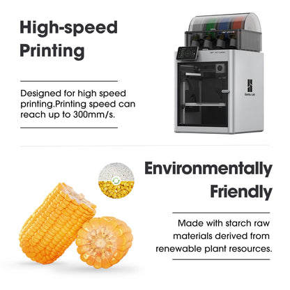 eSUN PLA+ Filament 1.75mm, PLA+HS High Speed 3D Printer Filament Dimensional Accuracy +/- 0.03mm, 1KG Spool (2.2 LBS) Speedy PLA Plus Filament for High Speed Printers, Pine Green