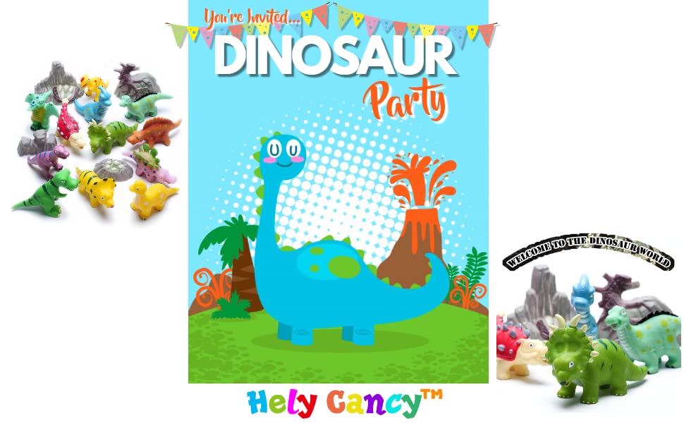 Hely Cancy Dinosaur Bath Toys - No Hole Bath Toys for Kids,Baby Bath Toys for Shower Water Pool Toys