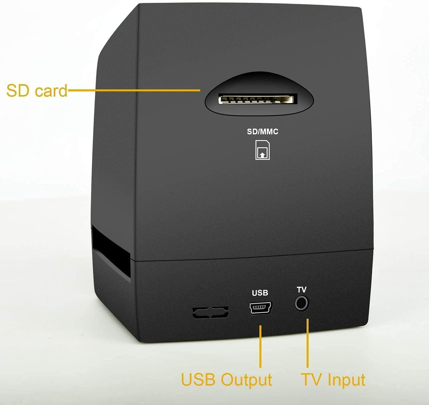 DIGITNOW! 135 Film Negative Scanner High Resolution Slide Viewer,Convert 35mm Film &Slide to Digital JPEG Save into SD Card, with Slide Mounts Feeder No Computer/Software Required