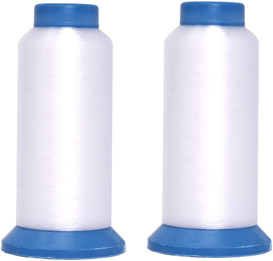 Mandala Crafts 0.15mm Clear Sewing Thread Transparent Nylon Invisible Thread for Sewing Quilting - 5775 Yds Monofilament Fishing Line String for Hanging and Wigs