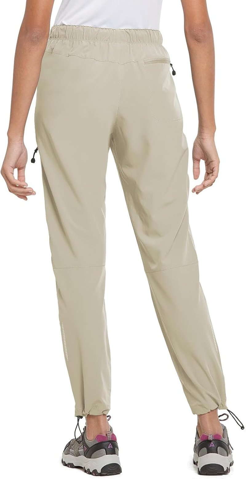 Baleaf Women's Hiking Pants - Quick Dry, Lightweight, Water Resistant | Elastic Waist Cargo Design for All Seasons