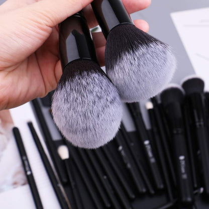 DUcare Makeup Brushes Set Professional 27Pcs Makeup Brushes Premium Synthetic Kabuki Foundation Blending Face Powder Blush Concealers Eye Shadows Make Up Brushes Kit White
