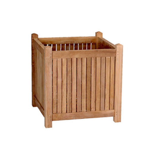 Anderson Teak Planter Box - Outdoor Garden Decor 18"
