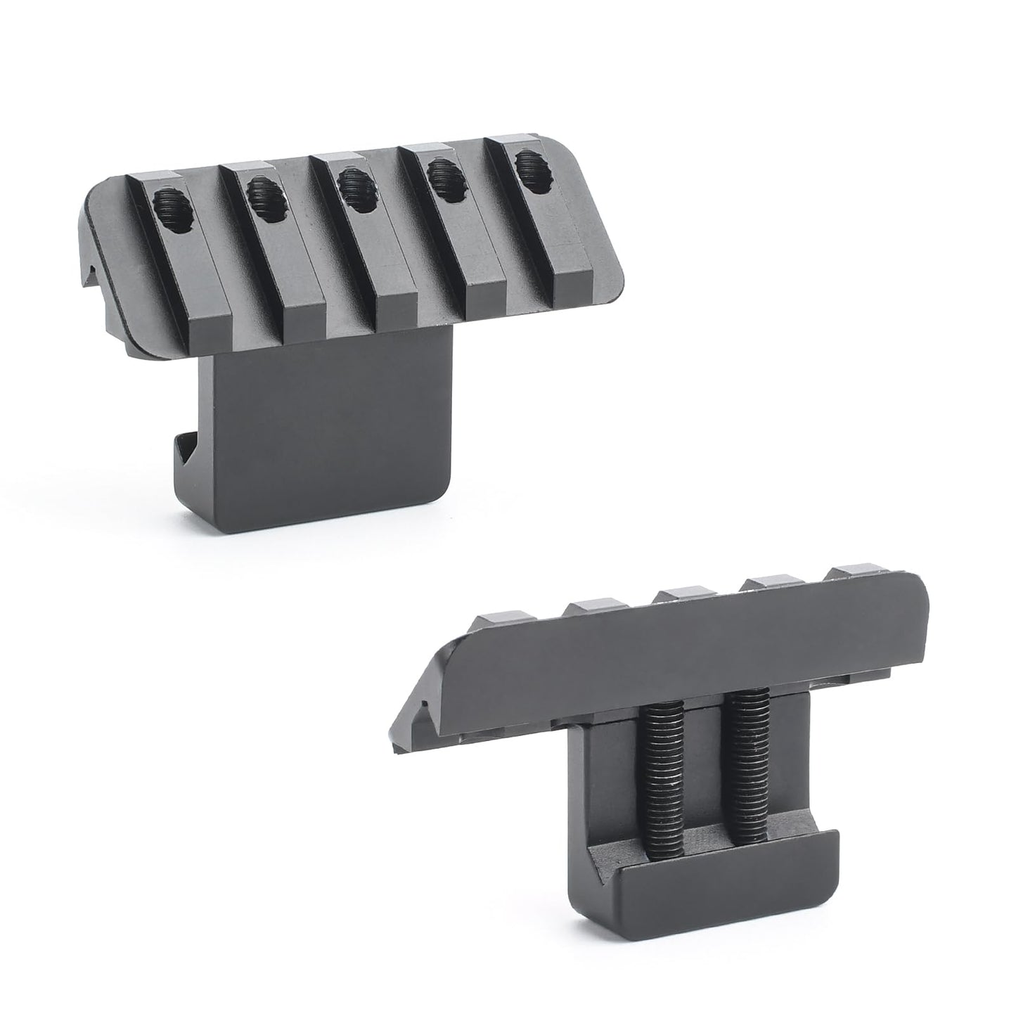 NECARL 45 Degree Offset Picatinny Rail Light Mount for M300 M600 Serises Scout Light Weaponlight, Adjustable Positions Offset Tactical Flashlight Mount, Fit for M1913 20mm Picatinny Rail